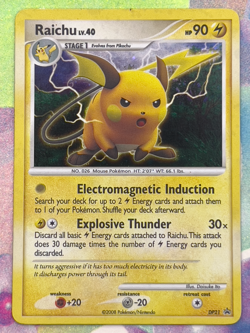 Raichu POP RARE PROMO DP21 - Diamond & Pearl - Pokemon Holo Promo - Image 1