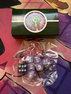 Pokemon TCG Gardevoir Dice Set - 7 Tournament Legal Purple Dice - Box Included - Image 1
