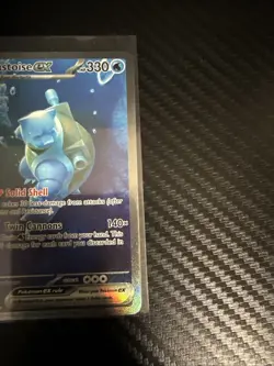 Pokemon TGC Scarlet and Violet 151 Blastoise ex SIR 200/165 - Image 2