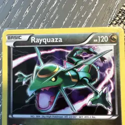 Pokemon TCG Rayquaza XY141 XY Holo Black Star Promo - Image 3