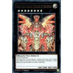 Hieratic Sun Dragon Overlord of Heliopolis Yu-Gi-Oh! GFTP-EN052 1st Ultra Rare - Image 1