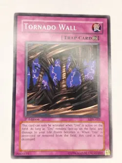 Yu-Gi-Oh! TCG Tornado Wall LON-023 1st Edition NM - Image 1