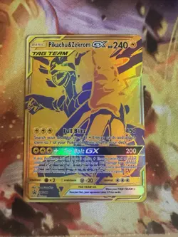 Pikachu & Zekrom GX SM248 SM Holo Promo Card Nm Rare Full Art Pokemon TCG - Image 2