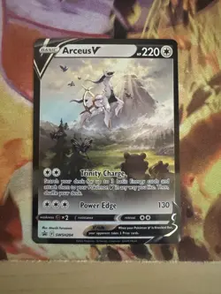 Arceus V SWSH204 Sword & Shield Promo Card Holo Rare NM Pokemon TCG English - Image 2