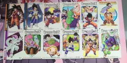 Dragon Ball Z Gummy Card Set 12 Sheets Used Collectible - Image 1