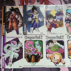 Dragon Ball Z Gummy Card Set 12 Sheets Used Collectible - Image 2