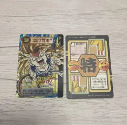 Dragon Ball GT Card Set Holographic Trunks Super Saiyan Collectible Used - Image 2