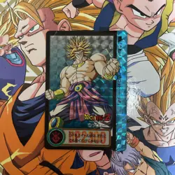 Dragon Ball Carddass Broly Collectible Card Rare Used - Image 1
