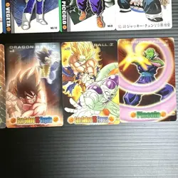 Dragon Ball Gummy Card Set 18 First Edition Reprint Dragon Ball Z Rare - Image 5