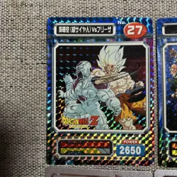 Dragon Ball Z Trading Card Set Includes Goku Super Saiyan Frieza Z Warriors Used - Image 2