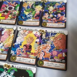 Dragon Ball LR Card Set 10 Popular Characters Goku Vegeta Freeza Used - Image 2