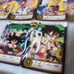 Dragon Ball LR Card Set 10 Popular Characters Goku Vegeta Freeza Used - Image 3