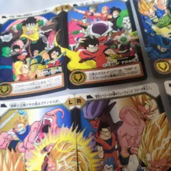Dragon Ball LR Card Set 10 Popular Characters Goku Vegeta Freeza Used - Image 4