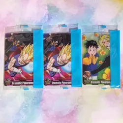 Dragon Ball One Piece Weekly Jump Collaboration Plastic Card Set 3 Used - Image 1