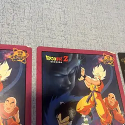 Dragon Ball Z Jumbo Carddass 12 Piece Set Used Card Collection - Image 3
