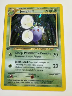 Pokemon Jumpluff Holo Card 7/111 Neo Genesis 1st Edition NM - Image 1