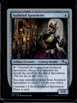 Magic The Gathering Unstable Socketed Sprocketer #44 MTG - Image 1