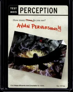 1x Storm Crow | FOIL TOKEN 005/020 | Unstable | MTG Magic Cards - Image 2