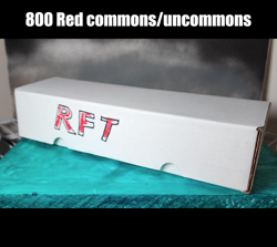 x1 box 800 MTG RED COLOR - Bulk Lot C/UN + a few Red Rares/Foils - Image 1