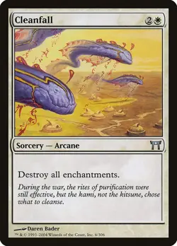 Cleanfall 2x FOIL CHK MTG Champions of Kamigawa Uncommon NM white - Image 1