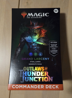 MTG Grand Larceny Commander Deck Outlaws of Thunder Junction Magic The Gathering - Image 1