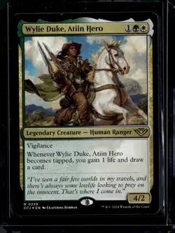 Wylie Duke, Atiin Hero - 239 - Foil - OTJ - NM - MTG Magic the Gathering - Image 1