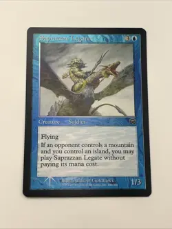 SAPRAZZAN LEGATE uncommon foil 1999 Mercadian Masques MTG Unplayed NM - Image 2