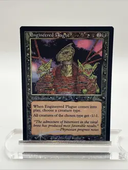 Engineered Plague Foil Urza's Legacy 1999 Near Mint Mtg Magic the Gathering - Image 1