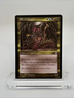 Silver Queen Stronghold 1998 Near Mint Mtg Magic The Gathering Illus Ron Spencer - Image 1