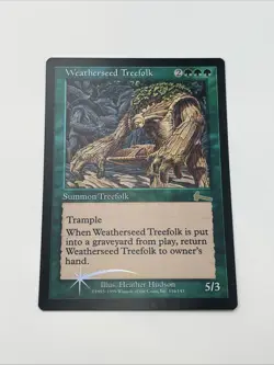 Weatherseed Treefolk FOIL Urza’s Legacy Near Mint Never Played Mtg Magic - Image 2