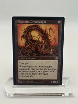 Phyrexian Dreadnought Mirage 1996 Near Mint Mtg Magic The Gathering Pete Venters - Image 1