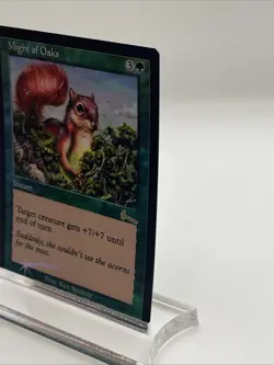 Might Of Oaks FOIL Urza’s Legacy Near Mint Never Played Mtg Magic The Gathering - Image 3