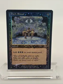 Dark Ritual Mercurial Masques FOIL 1999 Near Mint Mtg Magic The Gathering Guay - Image 1