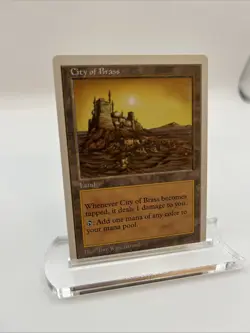 City of Brass 5th Edition 1997 Excellent Mtg Magic The Gathering Tom Wanerstrand - Image 2