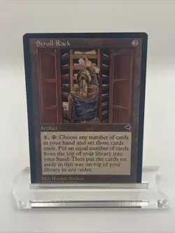 Scroll Rack Tempest 1997 Near Mint Mtg Magic The Gathering Heather Hudson - Image 1