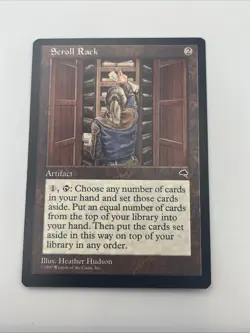 Scroll Rack Tempest 1997 Near Mint Mtg Magic The Gathering Heather Hudson - Image 5