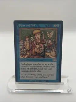 Show and Tell Urza's Saga 1998 Near Mint Mtg Magic The Gathering Laubenstein - Image 1