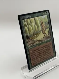Willow Satyr Legends Very Good Magic The Gathering Mtg 1994 MP - Image 2