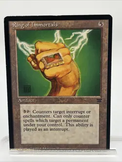 Ring of Immortals Legends MTG LP Excellent Magic The Gathering 1994 - Image 1