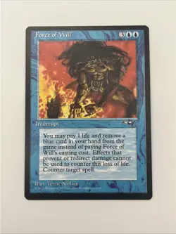 Force of Will Alliances 1996 Near Mint Never Played Mtg Magic The Gathering Card - Image 4