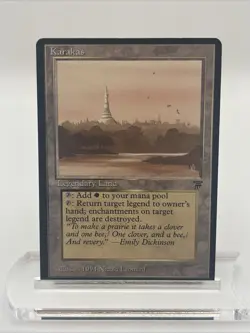 Karakas Legends 1994 Very Good Mtg Magic The Gathering Illus. Nicola Leonard - Image 1