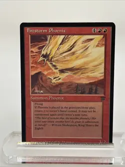 Firestorm Phoenix Legends LP Excellent Mtg Magic The Gathering 1994 - Image 1