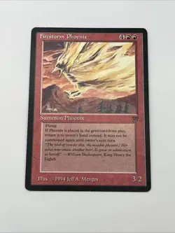 Firestorm Phoenix Legends LP Excellent Mtg Magic The Gathering 1994 - Image 4