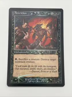 Attrition Urza’s Destiny 1999 FOIL Near Mint Never Played Mtg Magic Gathering - Image 4