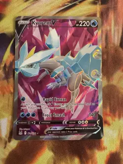 Kyurem V 174/196 Swsh11: Lost Origin Holo NM Full Art Rare English Pokemon TCG - Image 2