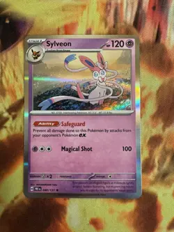 Sylveon 040/131 Sv: Prismatic Evolutions Holo NM English Rare Pokemon TCG - Image 2