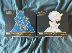Pokemon Center Mega Evolution Gardevoir & Lucario ETB Set of 2 - Image 1