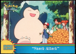 2000 topps Pokemon TV Animation Edition Series 3 Non Holo Foil OR11 Snack Attack - Image 1