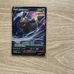 Pokemon Umbreon v SWSH203 Black Star Promo Holo Card NM Condition - Image 1