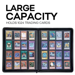 Premium 1000+ Pocket Card Binder for Yugioh Cards, 16 Pocket Ringless Trading... - Image 2